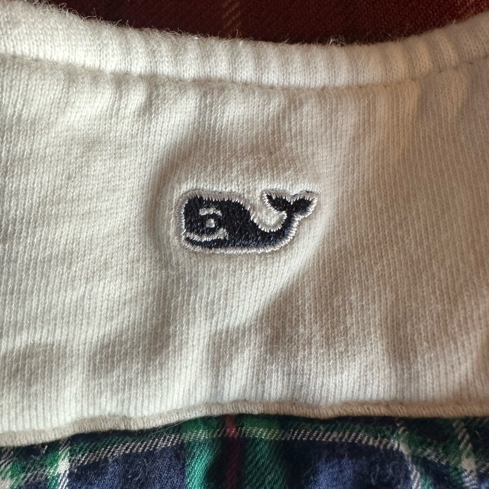 VINEYARD VINES 🐳 Ladies White with Plaid Yoke All Cotton Shep Shirt - Sz XXS - Picture 14 of 16